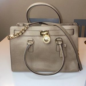 Large Michael Kors crossbody tote